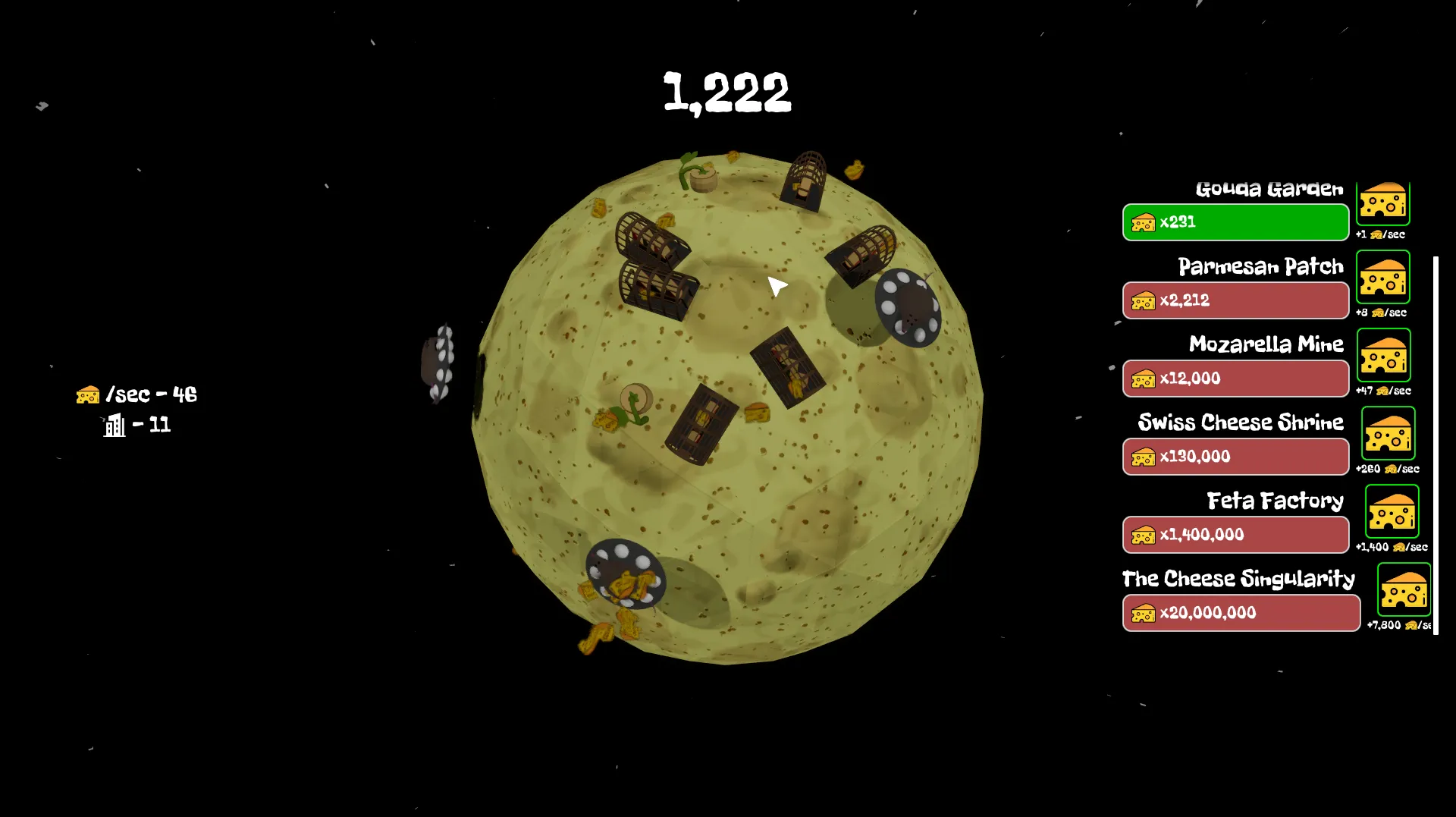 The Moon is Made of Cheese