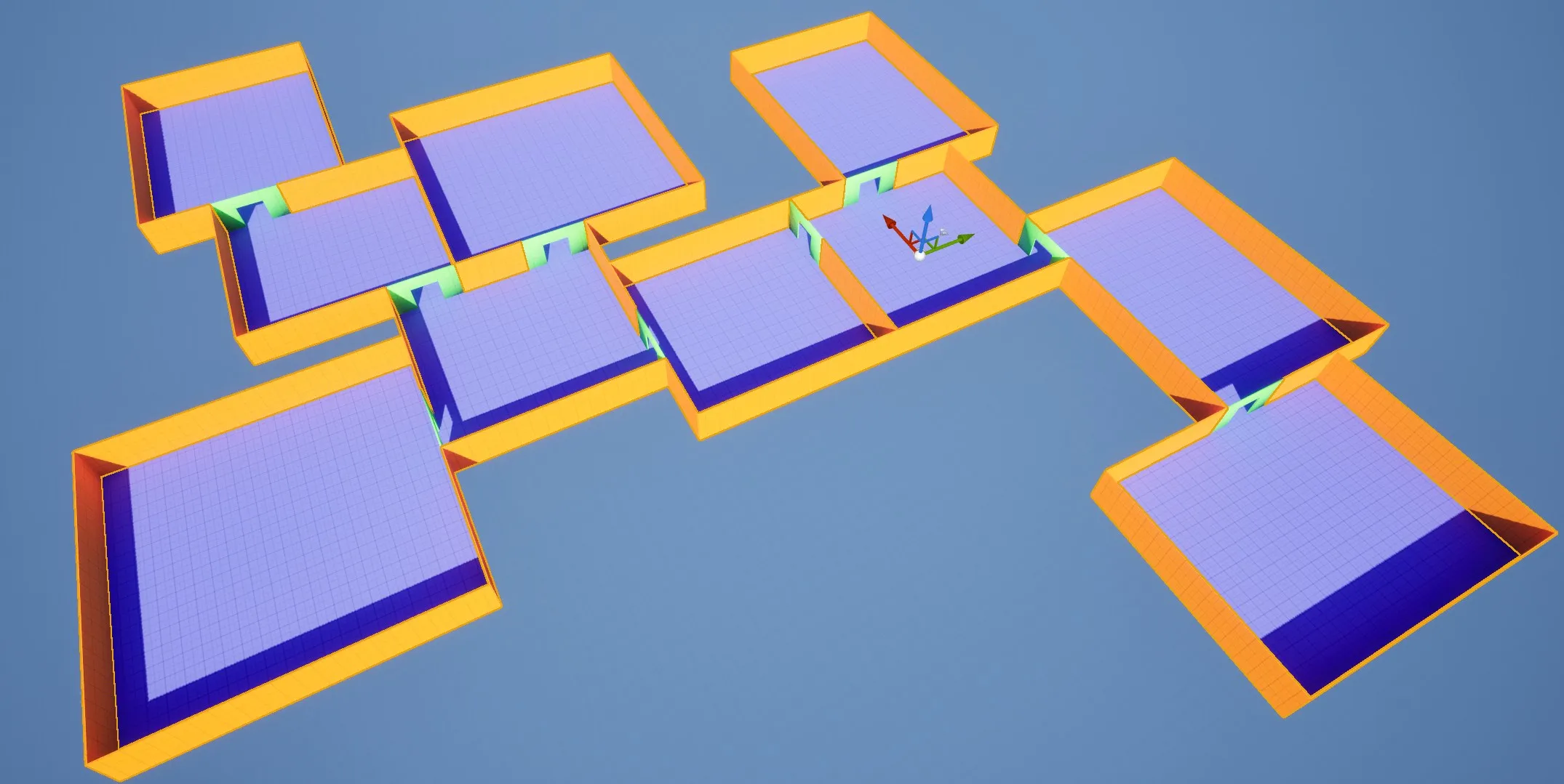Screenshot of a dungeon created with the plugin